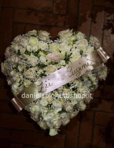 CUORE DI ROSE E FIORI