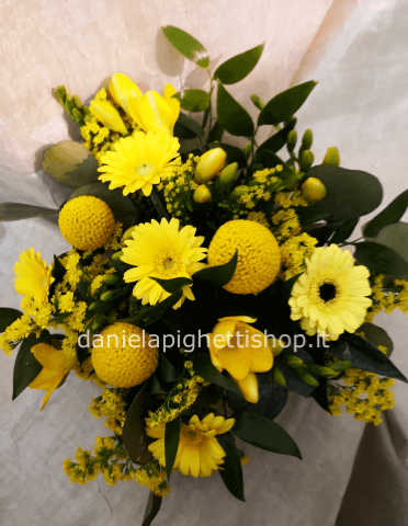 BOUQUET DI FIORI MISTI GIALLI